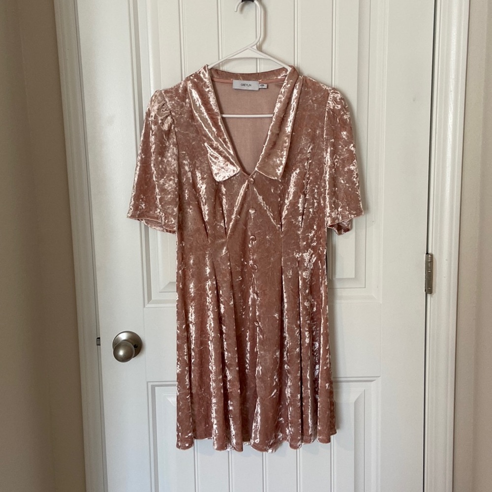 Greylin velvet dress